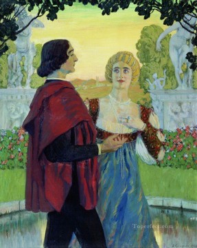  Mikhailovich Pintura al %C3%B3leo - poesía 1902 Boris Mikhailovich Kustodiev